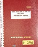 Hitachi Seiki-Hitachi Seiki Hitec-Turn 20/20-600-25, Lathe Fanuc 10TE-F, Operation Manual 1986-20/20-600/25-HiTec-Turn-01